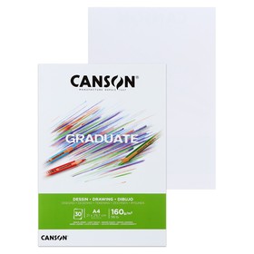 Альбом для графики CANSON Graduate Drawing, А4, 30 листов, на склейке, 160 г/м2
