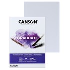 Альбом CANSON Graduate Mix Media, А4, 20 листов, на склейке, белый, 200 г/м2 - фото 10692550