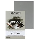 Альбом CANSON Graduate Mix Media, A4, 30 листов, на склейке, серый, 200 г/м2 - фото 10692556