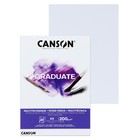 Альбом CANSON Graduate Mix Media, А5, 20 листов, на склейке, белый, 200 г/м2 9832765 - фото 10692567