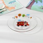 Набор стеклянной детской посуды «Спецтехника», 3 предмета - фото 4386158