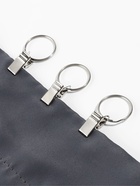 Кольцо для карниза, с зажимом, d=22/26 мм, цвет серебряный 9494235