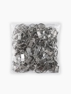 Кольцо для карниза, с зажимом, d=22/26 мм, цвет серебряный 9494235