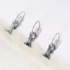 Кольцо для карниза, с зажимом, d = 32/36 мм, цвет серебряный, цена за 1 штуку - Фото 2