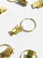 Кольцо для карниза, с зажимом, d=22/26 мм, 20 шт., цвет золотой - Фото 2