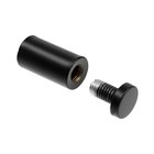 Дистанционный держатель для табличек, 19×40 мм, черный, набор 6 шт. - Фото 5