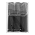 Дистанционный держатель для табличек, 19×40 мм, черный, набор 6 шт. - Фото 7