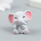 Фигурка для флорариума полистоун "Малыш слонёнок" 3,2х2,9 см - фото 10692975