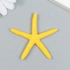 Фигурка для флорариума полистоун "Жёлтая морская звезда" 6,3х6 см - фото 281507042