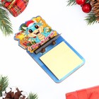 Магнит с блоком для записи "С Новым Годом!" символ года, монеты, 13х7 см - фото 24175250