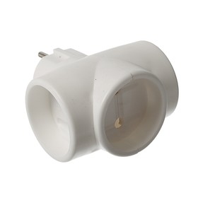 

УЦЕНКА ЕвроТройник электрический REXANT, без з/к, 220 В, 6 A, белый