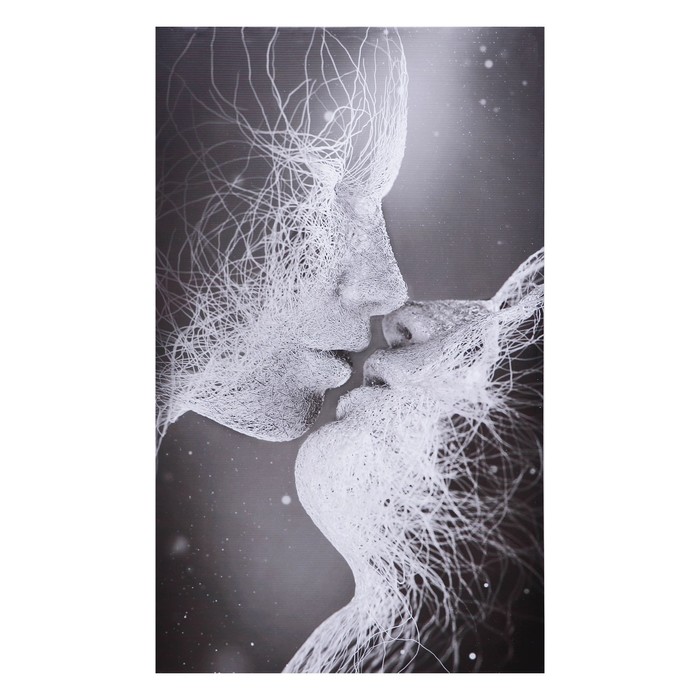 Картина- холст на подрамнике "Поцелуй"   60*100см - Фото 1