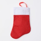 Конверт для столовых приборов «Доляна. Рождественский носок», красный, 14×7 см - Фото 3