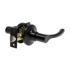 Защелка (мод.3186), межкомнатная, матовая, чёрная - Фото 2