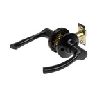 Защелка (мод.3186), межкомнатная, матовая, чёрная - Фото 3