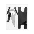 Защелка (мод.3186), межкомнатная, матовая, чёрная - Фото 5