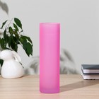 Ваза "Розовая матовая"  26,5 см, d-7,5см МИКС - фото 23327762