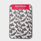 Коврик для ванной и туалета Доляна «Галька», 40×60 см, цвет серый - Фото 7