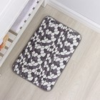 Коврик для ванной и туалета Доляна «Галька», 40×60 см, цвет серый - Фото 6