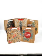 Набор пакетов крафтовых «Новогоднее поздравление» 9301267