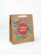 Набор пакетов крафтовых «Новогоднее поздравление» 9301267