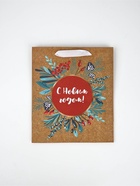 Набор пакетов крафтовых «Новогоднее поздравление» 9301267