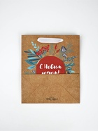 Набор пакетов крафтовых «Новогоднее поздравление» 9301267