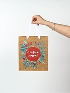 Набор пакетов крафтовых «Новогоднее поздравление» 9301267