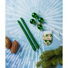 Набор высоких свечей с декором "С Новым годом!", ВБ 9,5 х 20 см  (артикул 9469052)  большой выбор товаров оптом и в розницу по низким ценам с доставкой