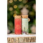 Свеча новогодняя, набор 2 шт., аромат мята и ваниль, 3×3×8 см - фото 14996110