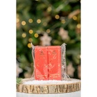 Свеча новогодняя, набор 2 шт., аромат мята и ваниль, 3×3×8 см - фото 14996111