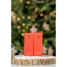 Свеча новогодняя, набор 2 шт., аромат мята и ваниль, 3×3×8 см - фото 14996112