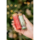 Свеча новогодняя, набор 2 шт., аромат мята и ваниль, 3×3×8 см - фото 14996115