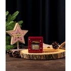 Свеча новогодняя в банке «Зима - волшебное время», аромат ваниль, 5×5.5×5.5 см  (артикул 9469593)  большой выбор товаров оптом и в розницу по низким ценам с доставкой