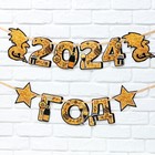 Гирлянда на ленте на Новый Год «Новогодняя коллекция: Черный шик», длина 150 см 9506024