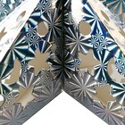 Новогоднее ёлочное украшение звезда с гирляндой «Космическое небо», 45×45 см, модель G-12 - фото 47162523