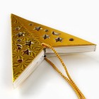 Новогоднее ёлочное украшение звезда с гирляндой «Искры», 45×45 см, модель G-13 - фото 47162533