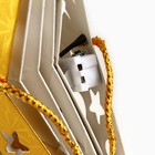 Новогоднее ёлочное украшение звезда с гирляндой «Искры», 45×45 см, модель G-13 - фото 47162536