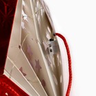 Новогоднее ёлочное украшение звезда с гирляндой «Бой курантов», 45×45 см, модель G-15 - фото 47162548