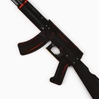 Деревянное оружие, детское сувенирное «Карбон», автомат, 72.3×17.7 см - Фото 3
