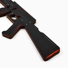 Деревянное оружие, детское сувенирное «Карбон», автомат, 72.3×17.7 см - Фото 4