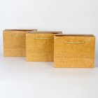 Набор пакетов—коробок «крафтовых», 23 × 18 × 11 см 9757991