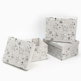 

Набор коробок для хранения «Звездные радости», 3 шт, 31,2 × 25,6 × 16,1 см