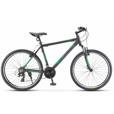 Велосипед 26" Stels Navigator-620 V, K010, цвет матово-черный, размер 14”