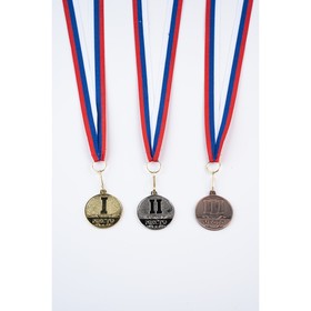 Набор призовых медалей 083 диам. 3,5 см. 1,2,3 место, 3 шт.
