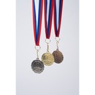 Набор призовых медалей 159 диам. 3,5 см. 1,2,3 место, 3 шт. - фото 10866706