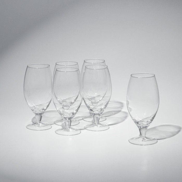 Набор бокалов для вина White wine glass set, стеклянный, 230 мл, 6 шт - фото 1909245536