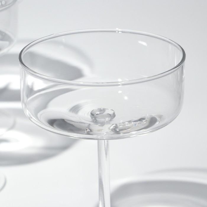 Набор бокалов для шампанского «Блеск», стеклянный, 240 мл, 6 шт - фото 1919638695