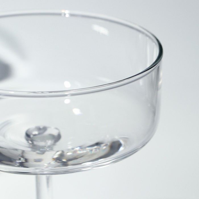 Набор бокалов для шампанского «Блеск», стеклянный, 240 мл, 6 шт - фото 1919638697