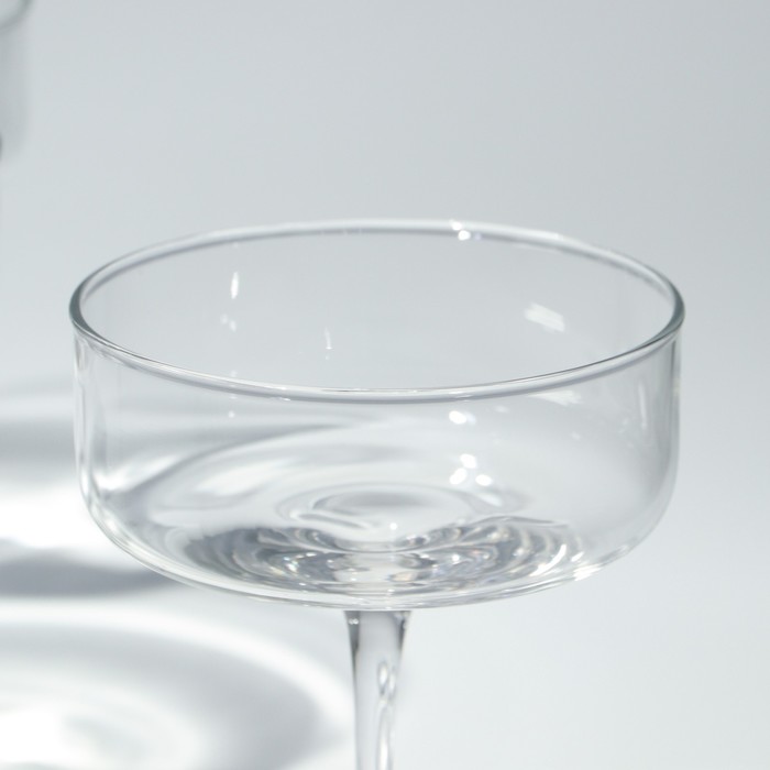 Набор бокалов для шампанского «Шик», стеклянный, 240 мл, 6 шт - фото 1909245550